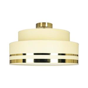 HEXE Stropní svítidlo TAMI 1xE27/60W/230V béžová/zlatá obraz
