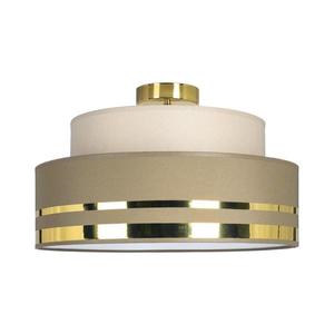 HEXE Stropní svítidlo TAMI 1xE27/60W/230V béžová/hnědá/zlatá obraz