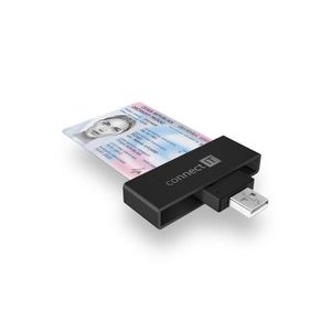 CONNECT IT CONNECT IT CFF-3000-BK - Čtečka eObčanek a čipových karet 5V obraz