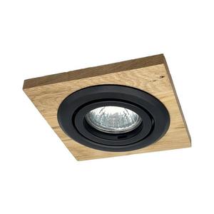 Podhledové svítidlo TOBBY 1xG9/20W/230V 11, 5x11, 5 cm dub/černá obraz