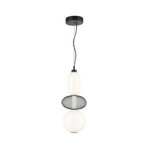 LED Lustr na lanku ARAME LED/23W/230V pr. 22 cm černá obraz