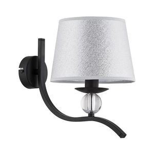 Nástěnné svítidlo BARNI 1xE14/10W/230V černá/stříbrná obraz