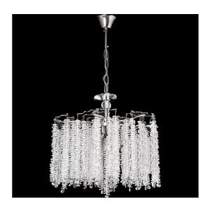 Lustr na řetězu 6xE14/60W/230V pr. 46 cm lesklý chrom obraz