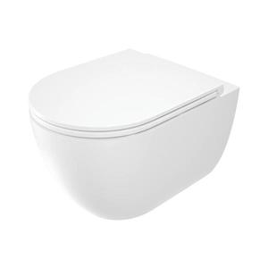 Deante Deante CGRD6ZPW - Závěsné WC s prkénkem ROUND keramika/bílá obraz