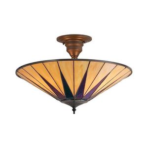 Endon Endon 64043 - Přisazený lustr DARK STAR 3xE27/60W/230V pr. 49 cm obraz