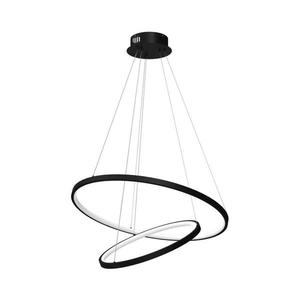LED Lustr na lanku HOOP LED/51W/230V pr. 60 cm 4000K černá obraz