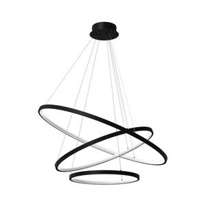 LED Lustr na lanku HOOP LED/93W/230V pr. 60 cm 4000K černá obraz