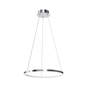 LED Lustr na lanku HOOP LED/27W/230V pr. 50 cm 4000K lesklý chrom obraz