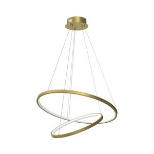 LED Lustr na lanku HOOP LED/51W/230V pr. 60 cm 4000K zlatá obraz