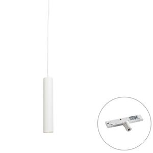 Design hanglamp wit incl. rail adapter 1-fase - Slimline Tuba small obraz