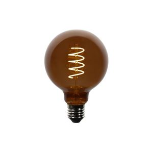 Sada 5 stmívatelných LED žárovek E27 G95 hnědá 4W 120 lm 1800K obraz
