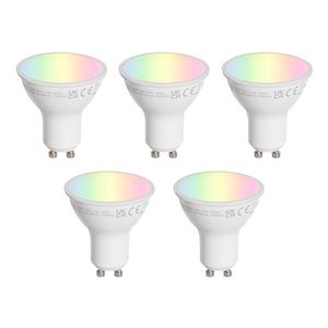 Set van 5 GU10 50mm LED lampen helder 4.7W 400 lm 2200-2400K obraz