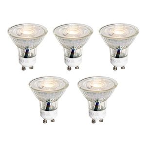 Set van 5 GU10 50mm LED lampen helder 3W 230 lm 2700K obraz