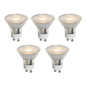Set van 5 GU10 50mm LED lampen helder 1W 80 lm 2200K obraz