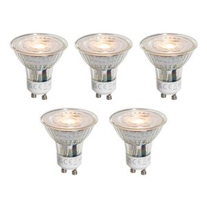 Set van 5 GU10 50mm LED lampen helder 3W 250 lm 2200K obraz
