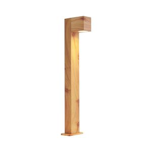 Moderní venkovní stojací lampa hliníková s potiskem dřeva 65 cm IP44 - Baleno obraz