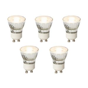 Sada 5 stmívatelných LED žárovek GU10 35 mm 4W 200 lm 2700K obraz