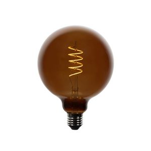 Stmívatelné LED žárovky E27 G125 hnědé 4W 120 lm 1800K obraz