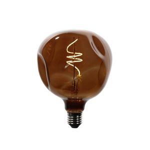 E27 Stmívatelné LED žárovky T125 hnědé 4W 120 lm 1800K obraz
