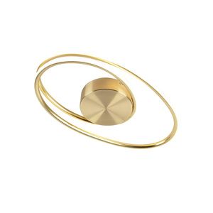 Designové stropní svítidlo zlaté vč. LED s 3-stupňovým stmívačem - Rowan obraz