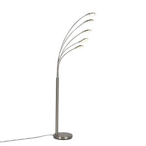 Stojací lampa ocelová vč. LED s dotykovým stmívačem - Sixties Trento obraz