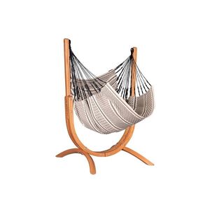 Marimex | Houpací sedačka se stojanem La Siesta Udine Organic, zebra | 11640603 obraz