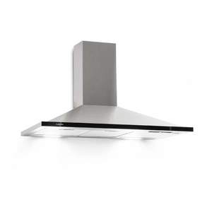 Klarstein Galina 90, odsavač par, 90 cm, 350 m³/h, LED, ušlechtilá ocel, akrylové sklo obraz