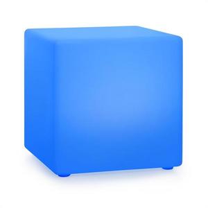Blumfeldt Shinecube XL, svítící kostka, 40x40x40 cm, 16 LED barev, 4 světelné režimy, bílá obraz