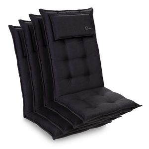 Blumfeldt Sylt, čalouněná podložka, podložka na židli, podložka na výše polohovací křeslo, polštář, polyester, 50 × 120 × 9 cm, 2x podložka obraz
