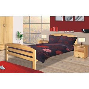 Kasvo AMELIE postel 200x90 borovice obraz