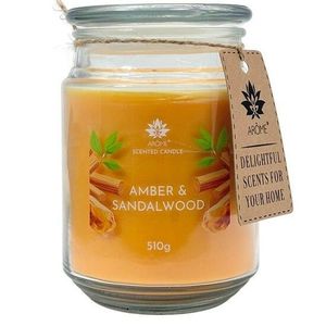Arome Svíčka 510 g, ve skle, Amber & Sandalwood obraz