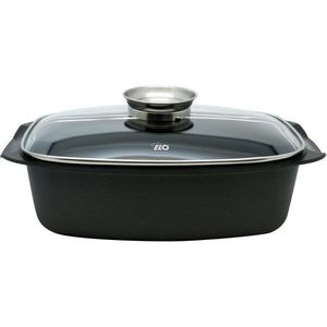 Elo 84932 Pekáč se skleněnou poklicí a aroma úchytem Alucast 40 x 22 cm obraz