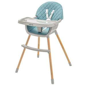 Jídelní židlička Baby Mix Freja wooden dusty green obraz