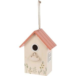Dřevěná budka pro ptáky Home, oranžová, 16, 5 x 10 x 21, 5 obraz