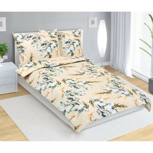 Bellatex Bavlněné povlečení Klas béžová, 140 x 220 cm, 70 x 90 cm, 140 x 220 cm, 70 x 90 cm obraz