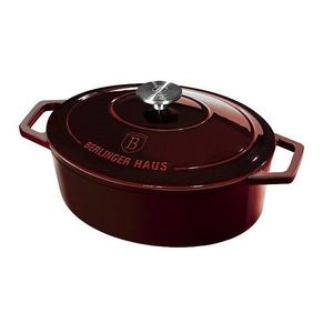 Berlinger Haus Litinový hrnec s poklicí Burgundy Line, 30 cm obraz