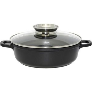 Elo 19628 Pekáč se skleněnou poklicí a aroma úchytem Alucast 28 cm, 28 cm obraz