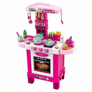 Dětská kuchyňka Baby Mix malý šéfkuchař růžová obraz