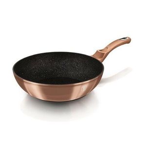 Berlinger Haus Wok pánev Rosegold Metallic Line, 28 cm obraz
