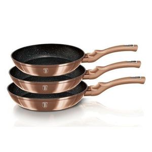 Berlinger Haus 3dílná sada pánví Rosegold Metallic Line obraz
