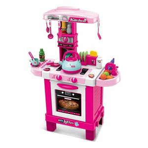 Dětská kuchyňka Baby Mix růžová obraz
