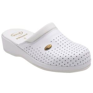 Scholl CLOG BACK GUARD . - zdravotní pantofle PROFESIONAL vel. 41, bílá, 41 EU obraz