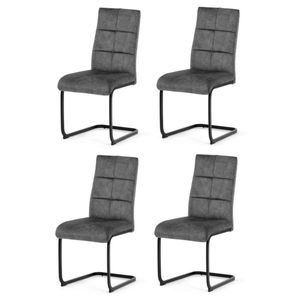 Sada jídelních židlí Vintage DCL-D1275 GREY4, 4 ks obraz