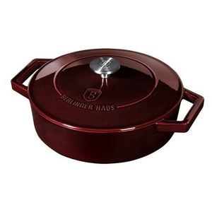 Berlinger Haus Litinový hrnec s poklicí Burgundy Line, 26 cm obraz
