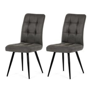Sada jídelních židlí Vintage DCL-D1250 GREY3, 2 ks obraz