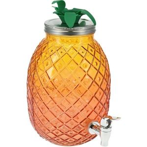 EH Nápojový dávkovač skleněný 4, 5 l, oranžová obraz