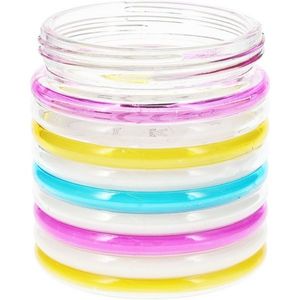 Repelentní svíčka Citronella Stripes, 780 g, 11 v 12 cm, růžová obraz