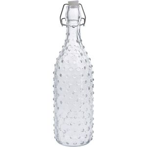 Skleněná láhev s uzávěrem Dots 1 l obraz