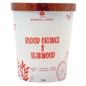 Arome Svíčka ve skle s kovovým víčkem 255g Blood orange & Teakwood obraz