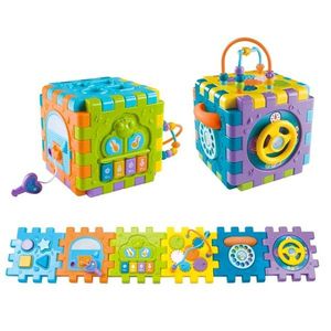 Hrající interaktivní skládací kostka Baby Mix obraz